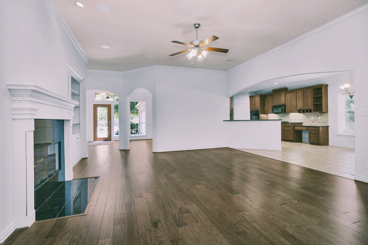 Gorgeous hardwood floors 