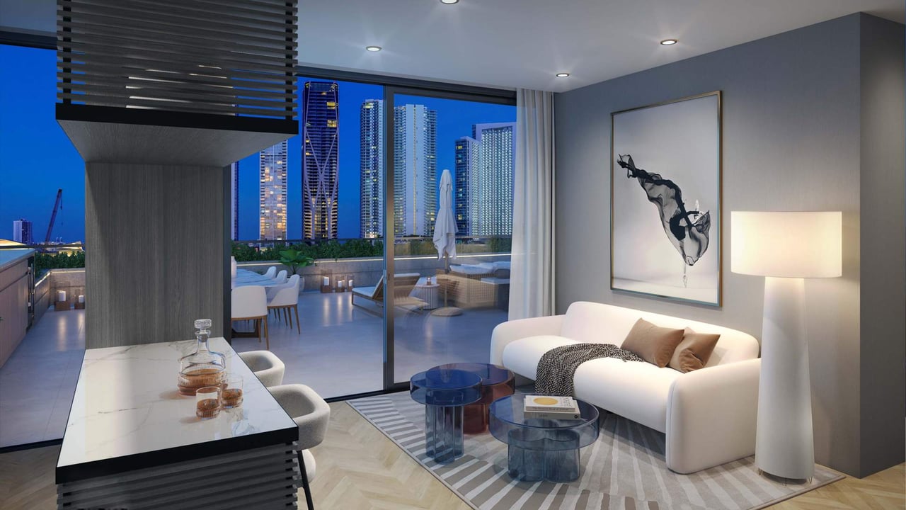 West Eleventh residence living room
