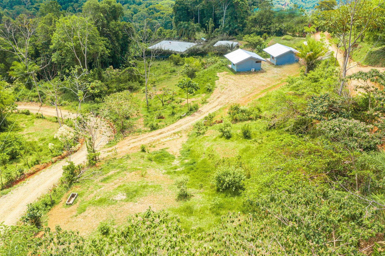 Hills of Portalon Cabinas and waterfall