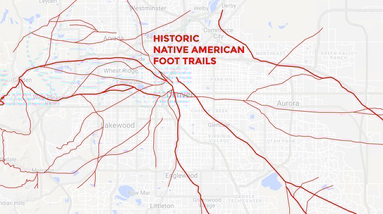 A Little Denver History for Ya…this Is What Thousands of Years of Denver Traffic Looks Like