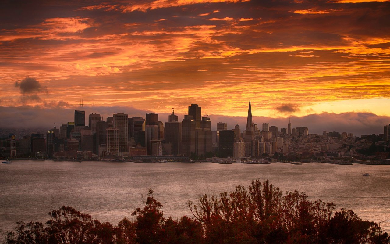 San Francisco City in Sunset