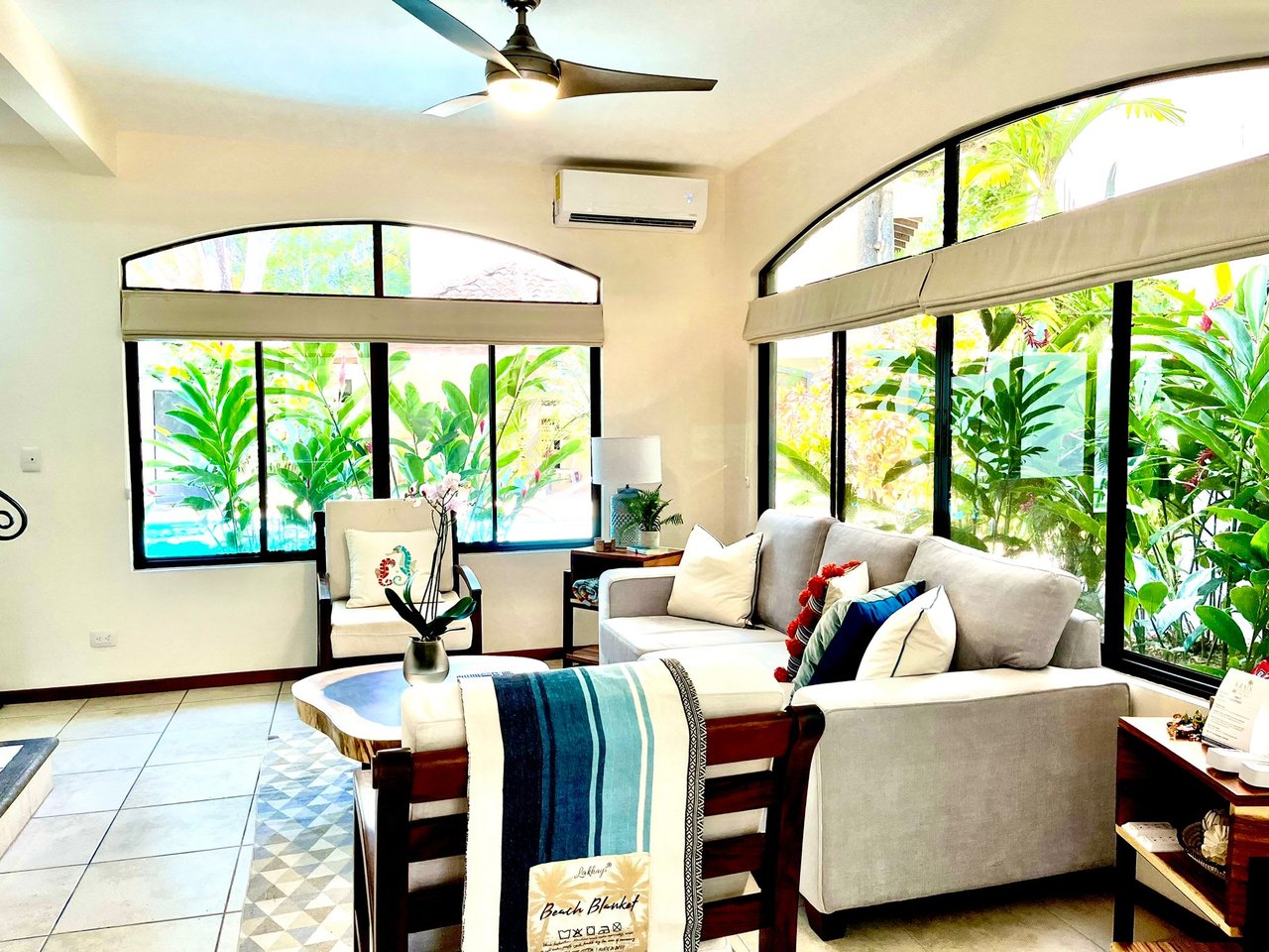 Pacific Garden 5 | Charming Walk to beach 3 bed condo in Playa Potrero