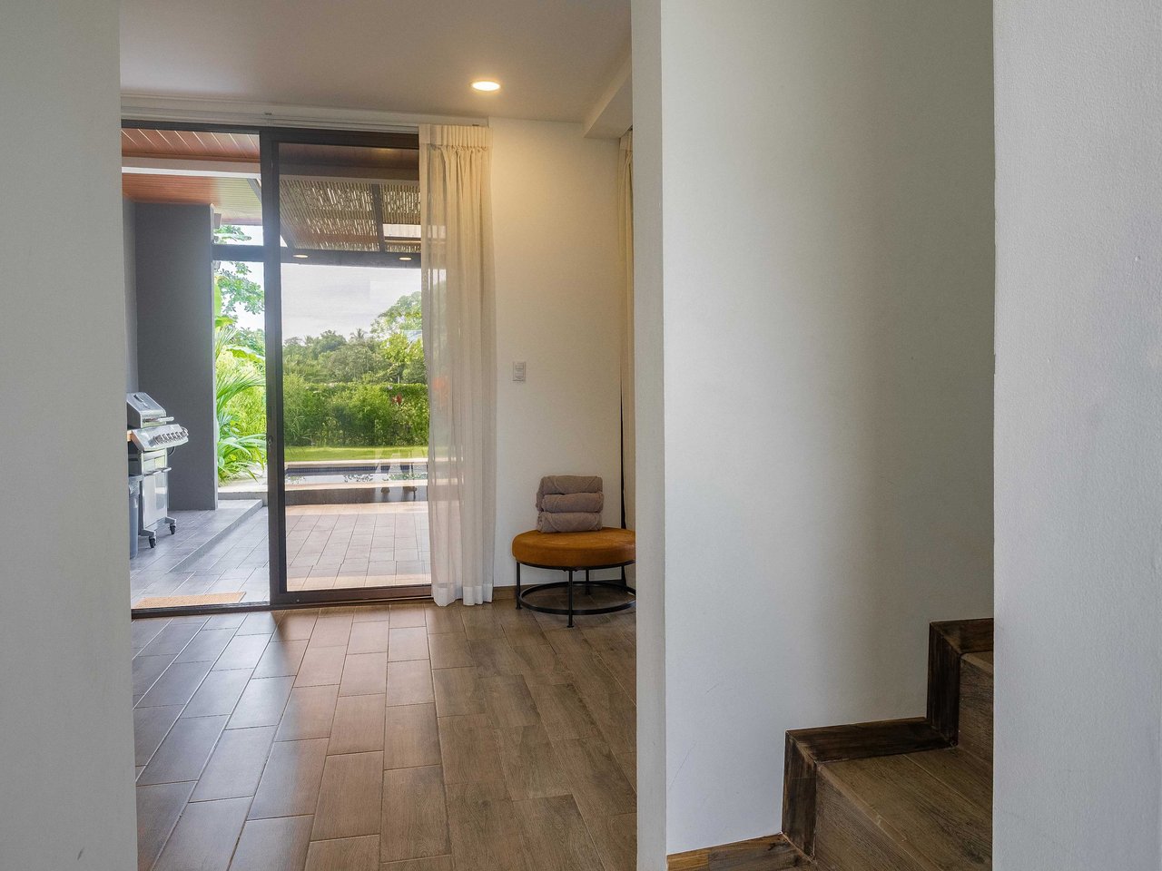 A 3-bedroom home – literally bordering Marino Ballena National Park – but mere steps away from cafes, restaurants, and amenities of the tourist mecca Uvita!