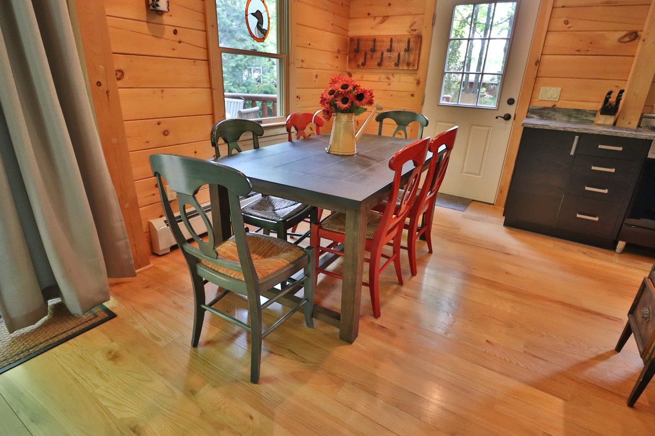 Single family log home ski season rental