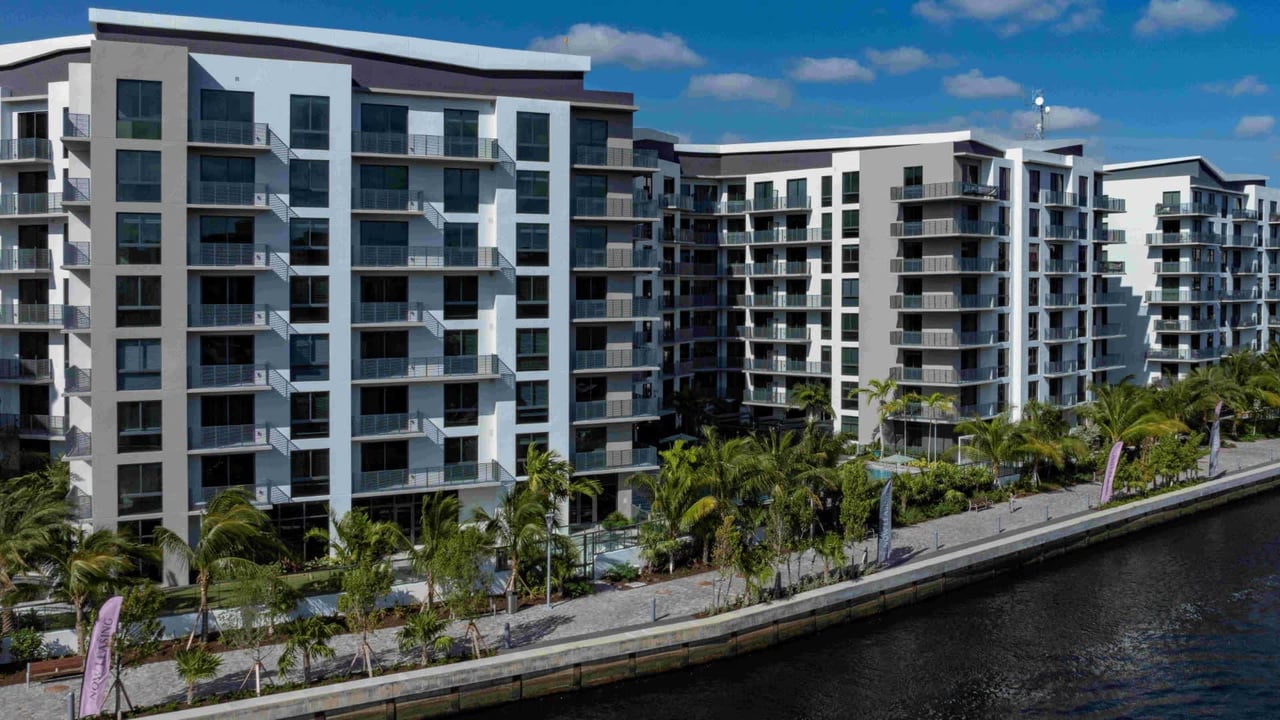 July 2024 - 342-Unit Luxury Apartment Complex Completed on the Miami River