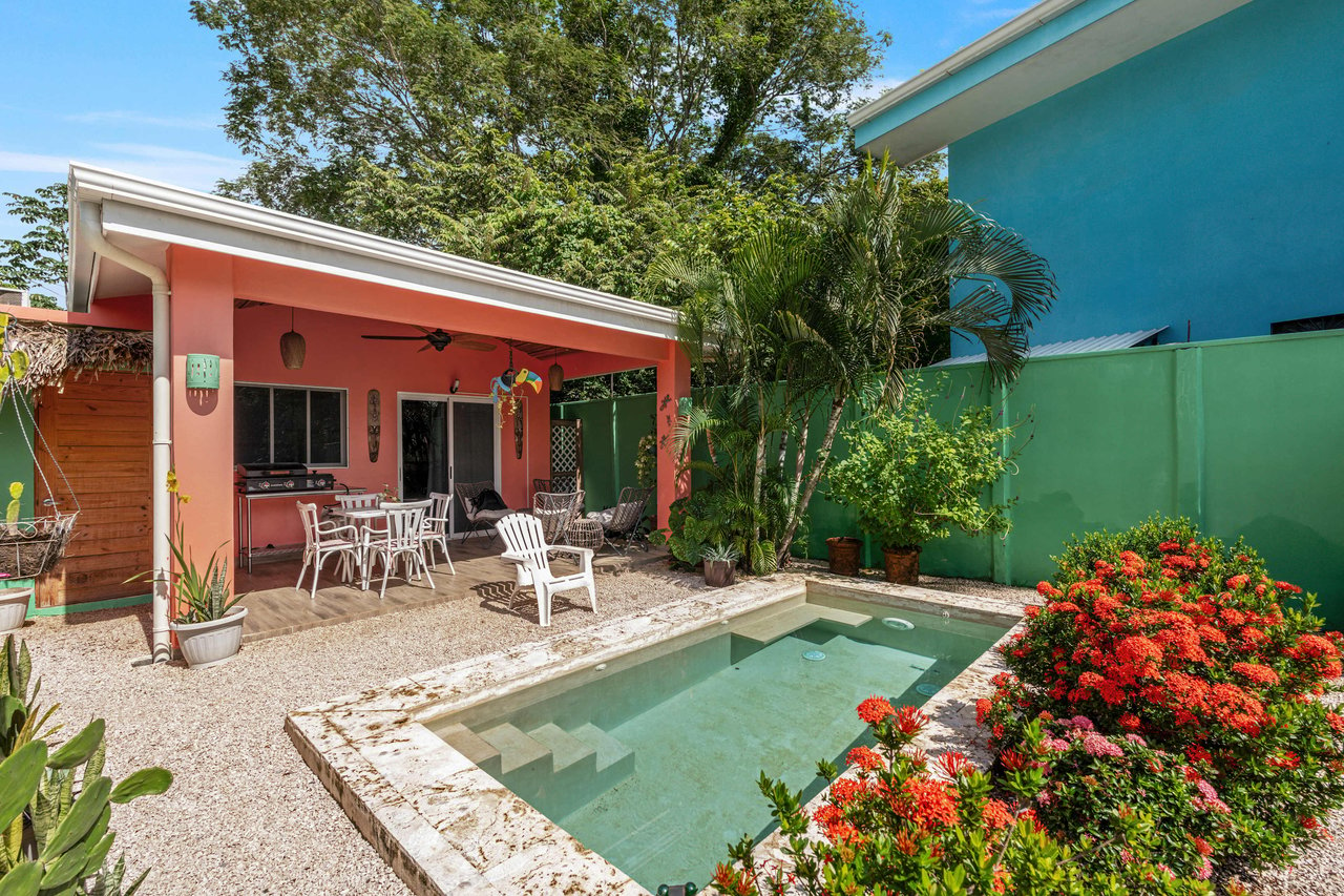 Casa Gemelas | Charming Surfside Property with Two Homes and Garden Views