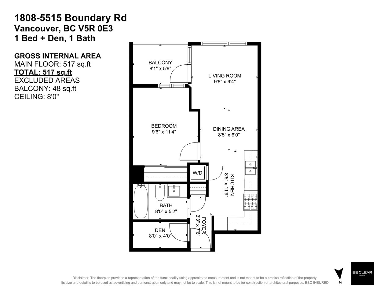 1808-5515 Boundary Rd