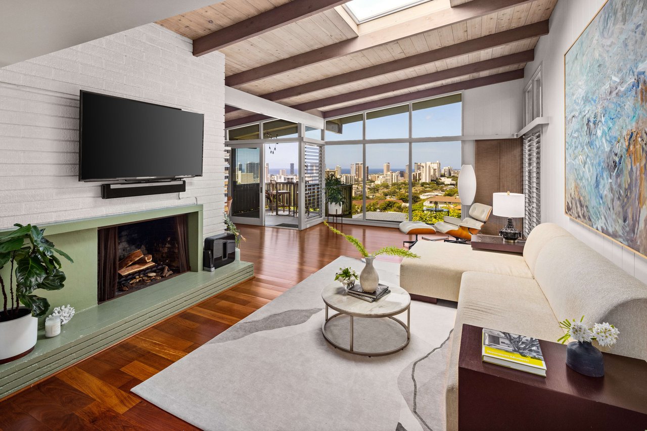 A Mid-Century Modern Gem in Makiki Heights