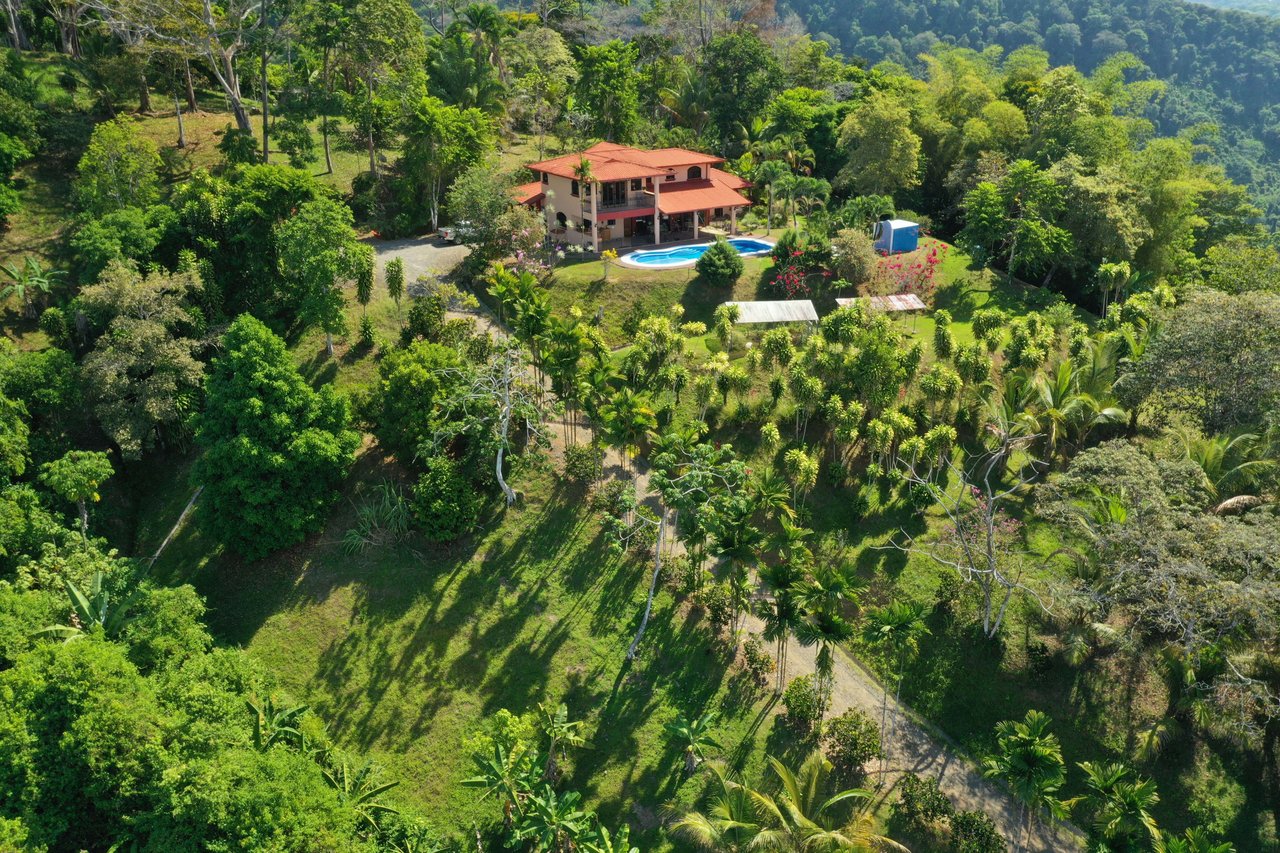 Platanillo Majestic Mountain and Ocean Views with Home on 5 Acres, 4 bedroom