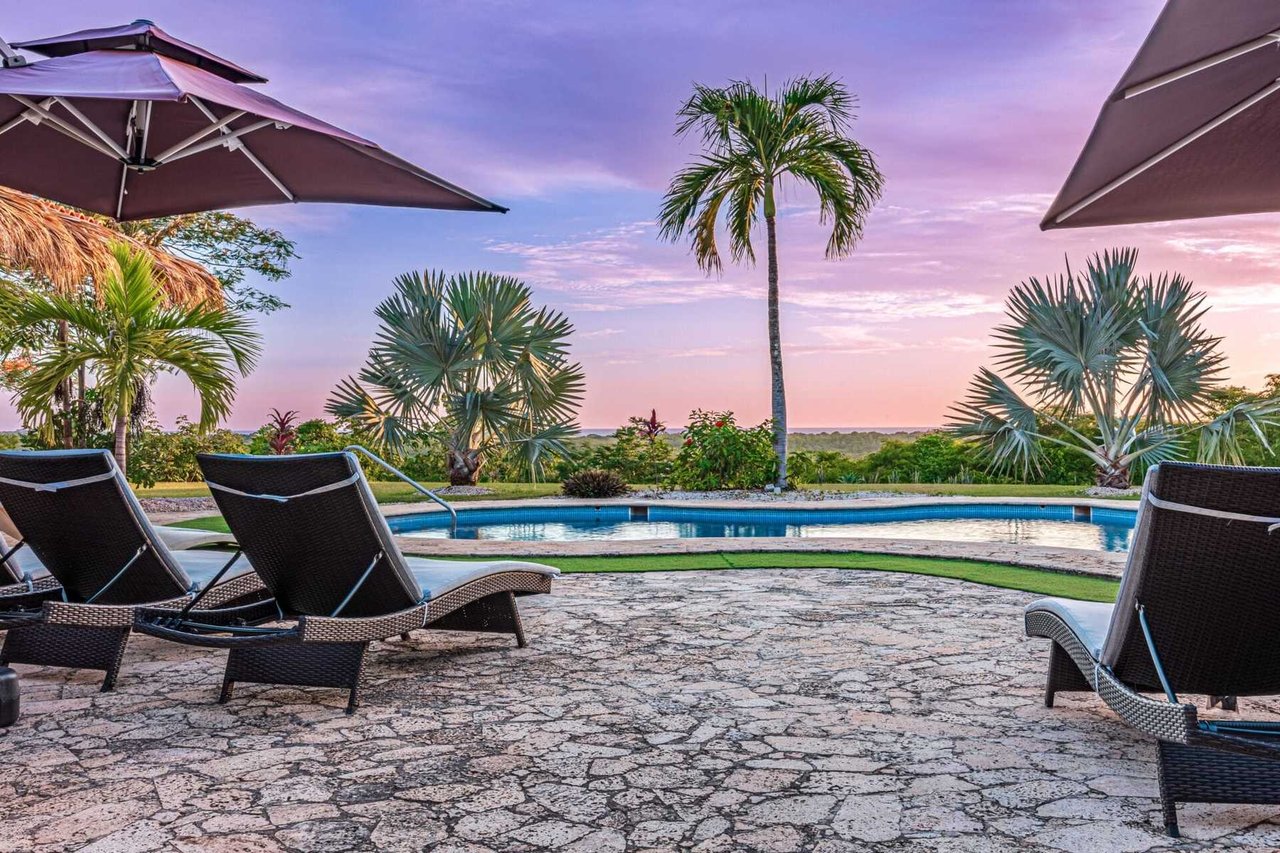 Tennis Court Ocean View Villa, Tamarindo, Guanacaste