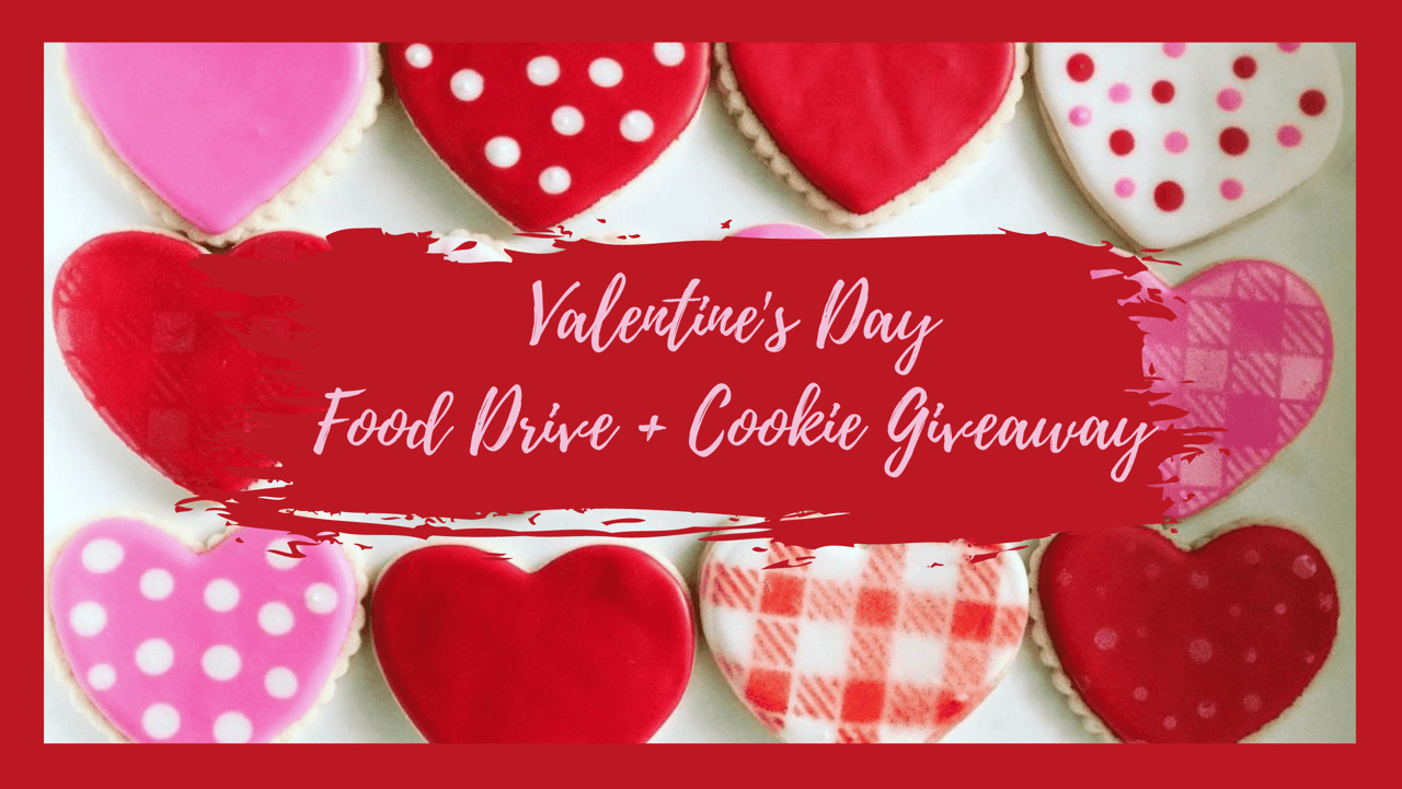 We're Hosting: ECCO Food Drive + Valentine's Day Cookie Giveaway!!