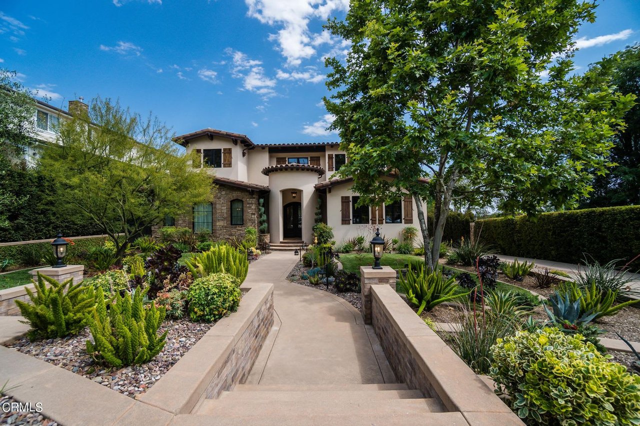 Luxurious, Newly Built Mediterranean Estate in Hills of Monrovia