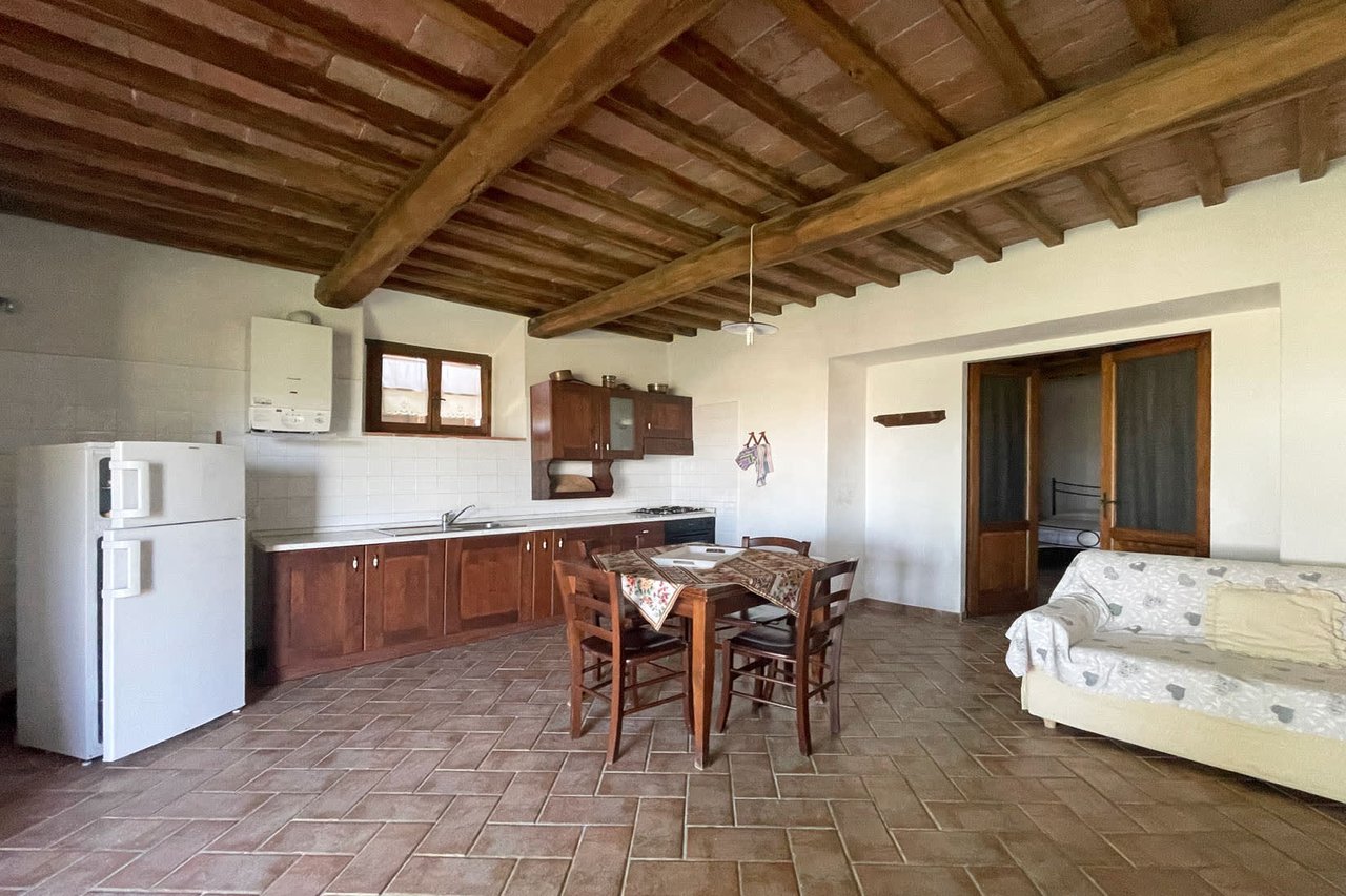 TENUTA IL GRANO “Charming Panoramic Farmhouse For Sale in Val d'Orcia”