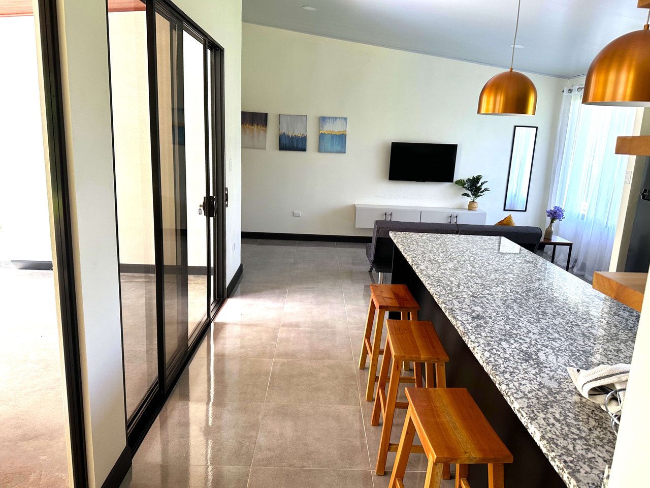 2-Bedroom, Brand New Modern House In Jungle Community On Calle Tucan.