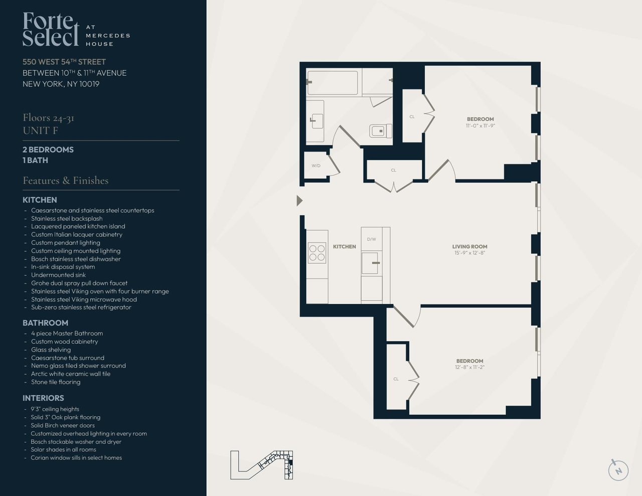 554 West 54th Street, Apt 24-F