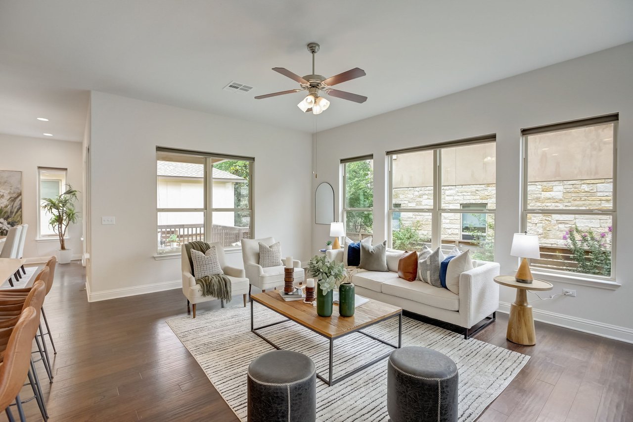Spacious 4-Bedroom Home in The Preserve at Four Points – A+ School District, Open Floorplan, Luxurious Primary Suite, Covered Patio, and More!