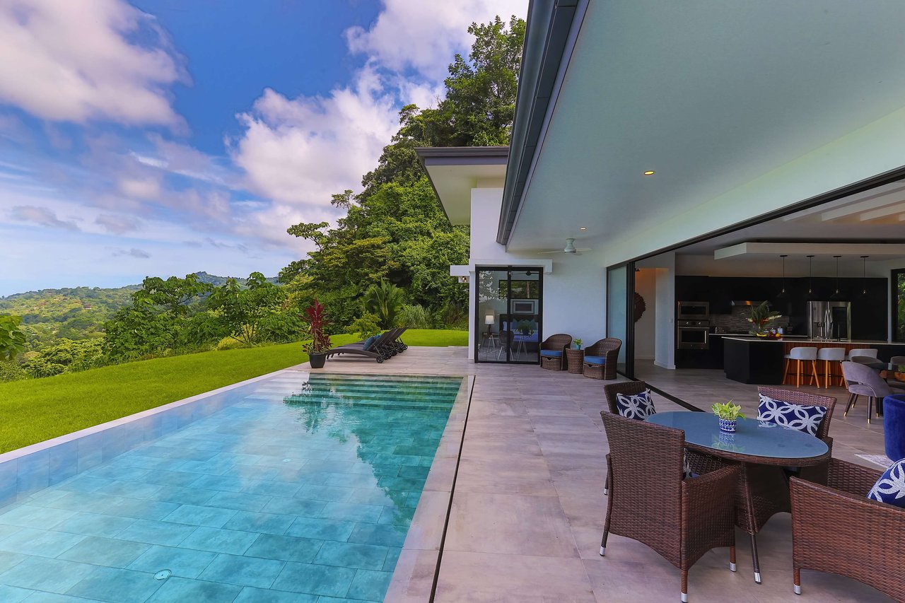 Elegant Estate with Ocean & Jungle Views