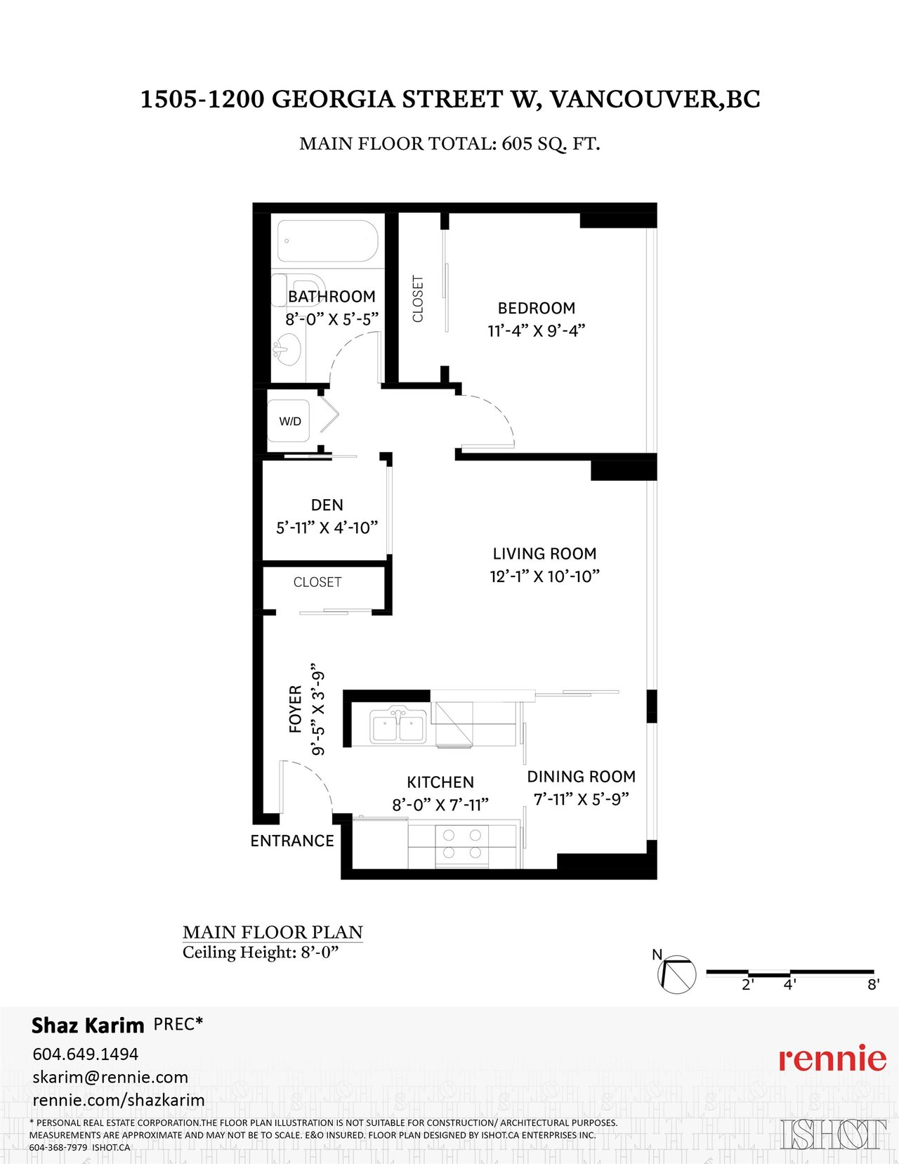 1505-1200 W Georgia Street, Vancouver