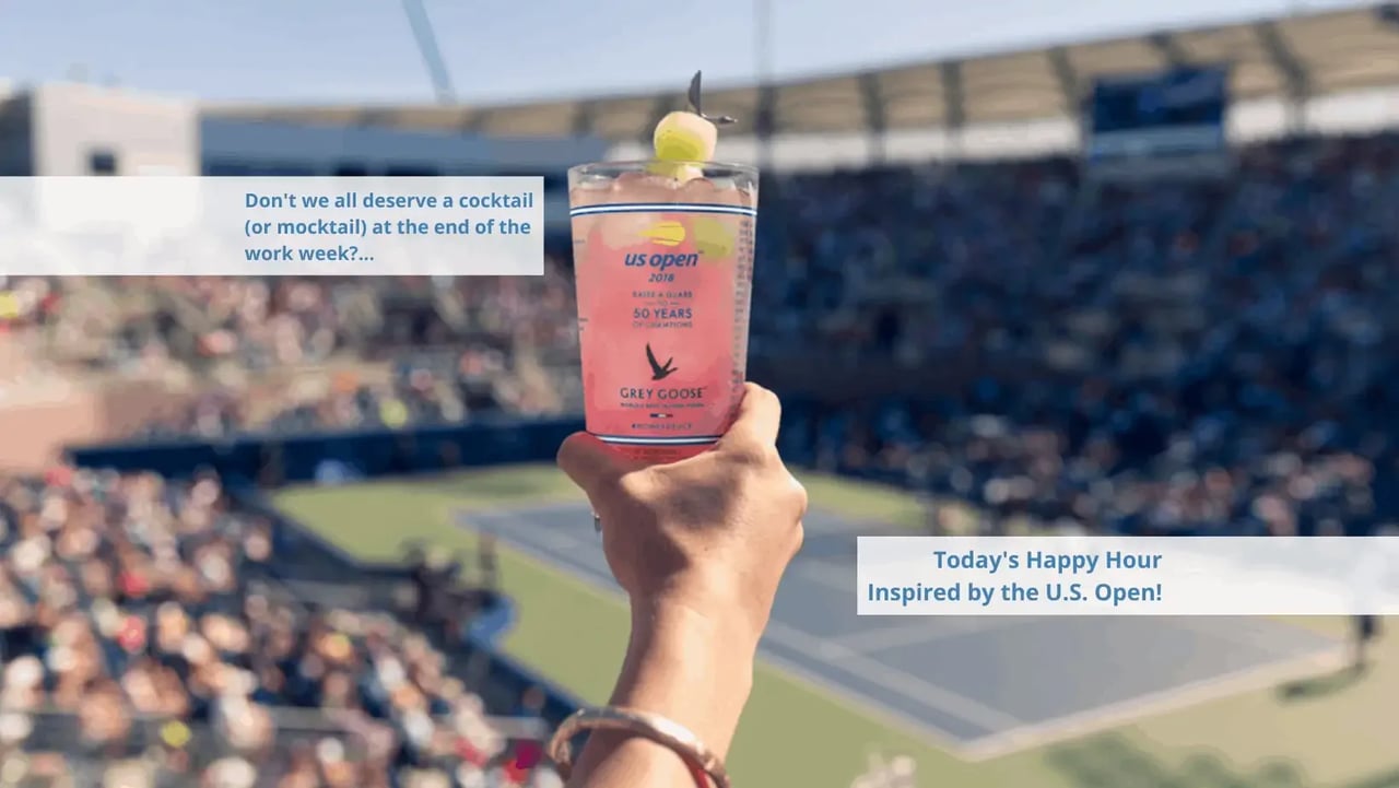 Today’s Happy Hour Cocktail Inspired by the U.S. Open – Try the Signature Drink!