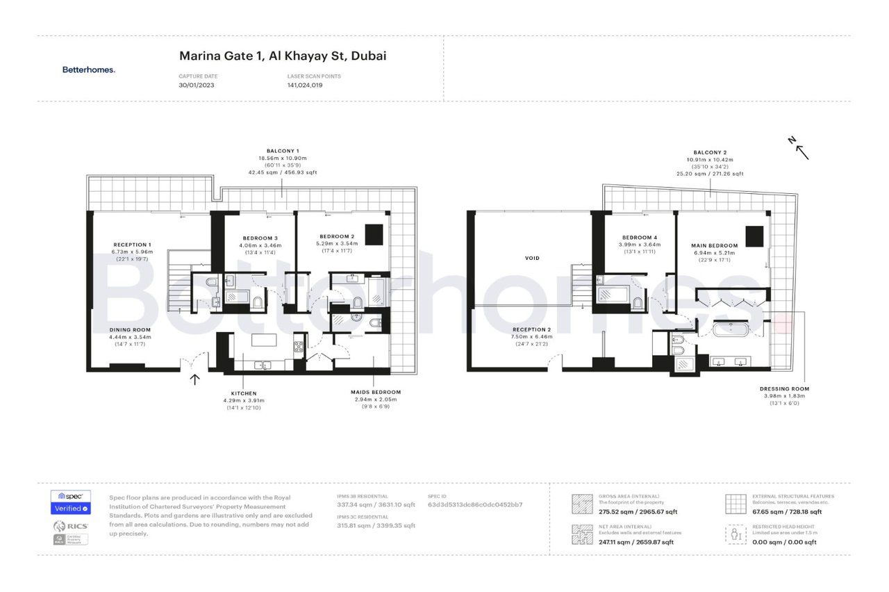 Marina Gate 1, Penthouse