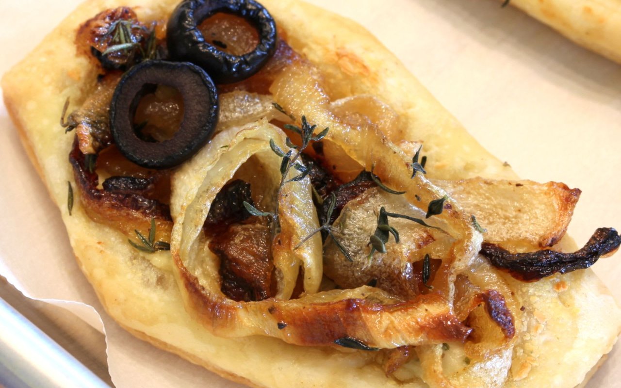 Caramelized Onion and Goat Cheese Tartlets