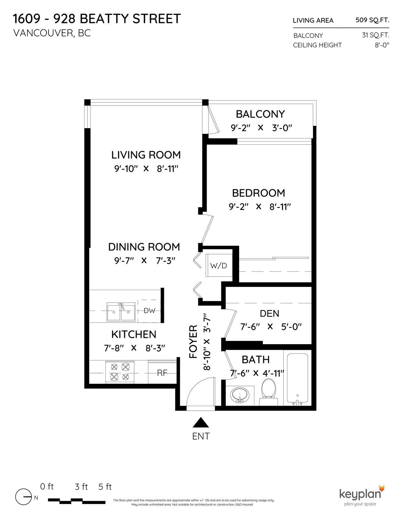 1609-928 Beatty Street, Vancouver