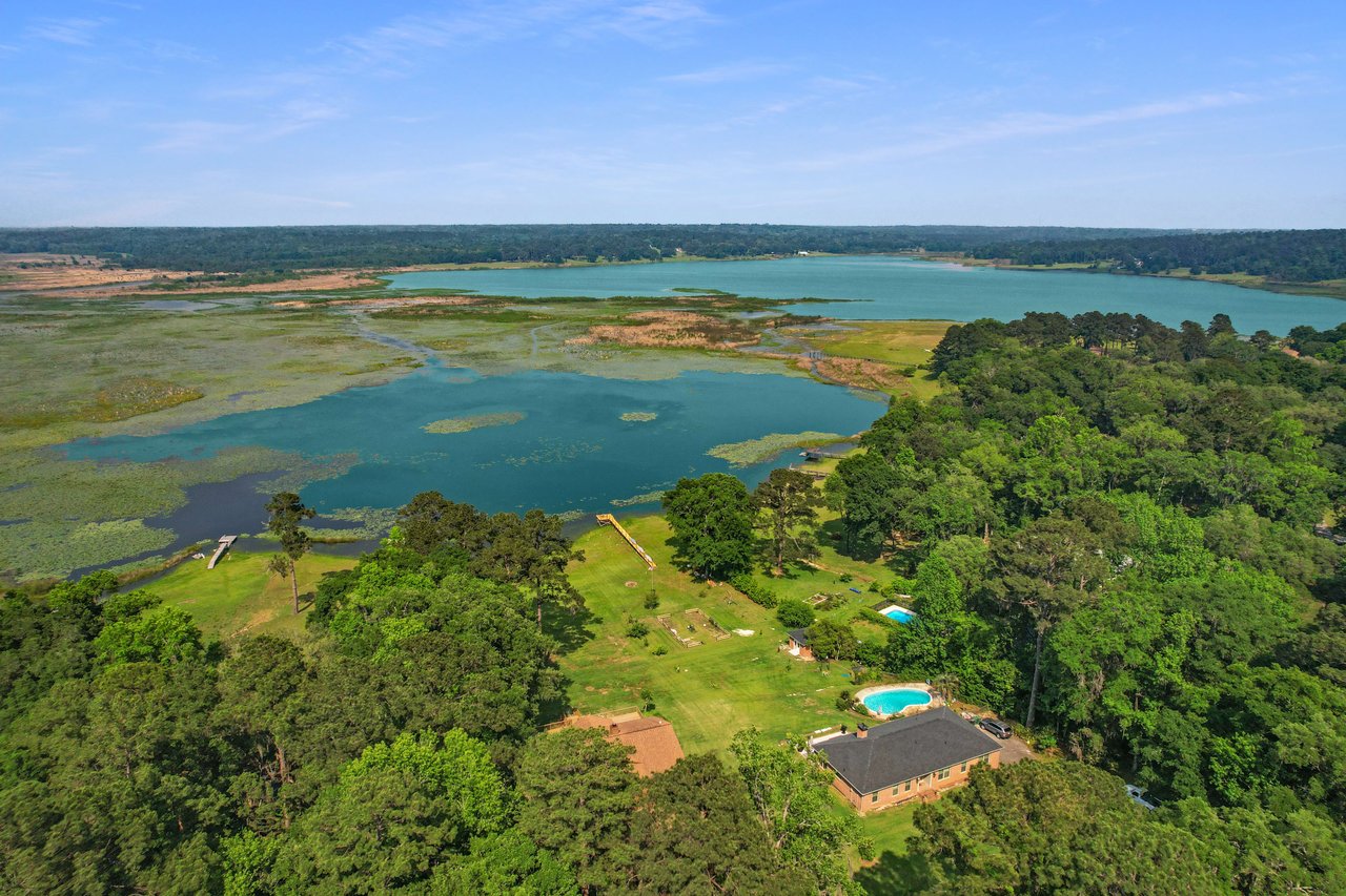 Another view of the Lake Breeze community, emphasizing the natural landscapes, water bodies, and residential properties.