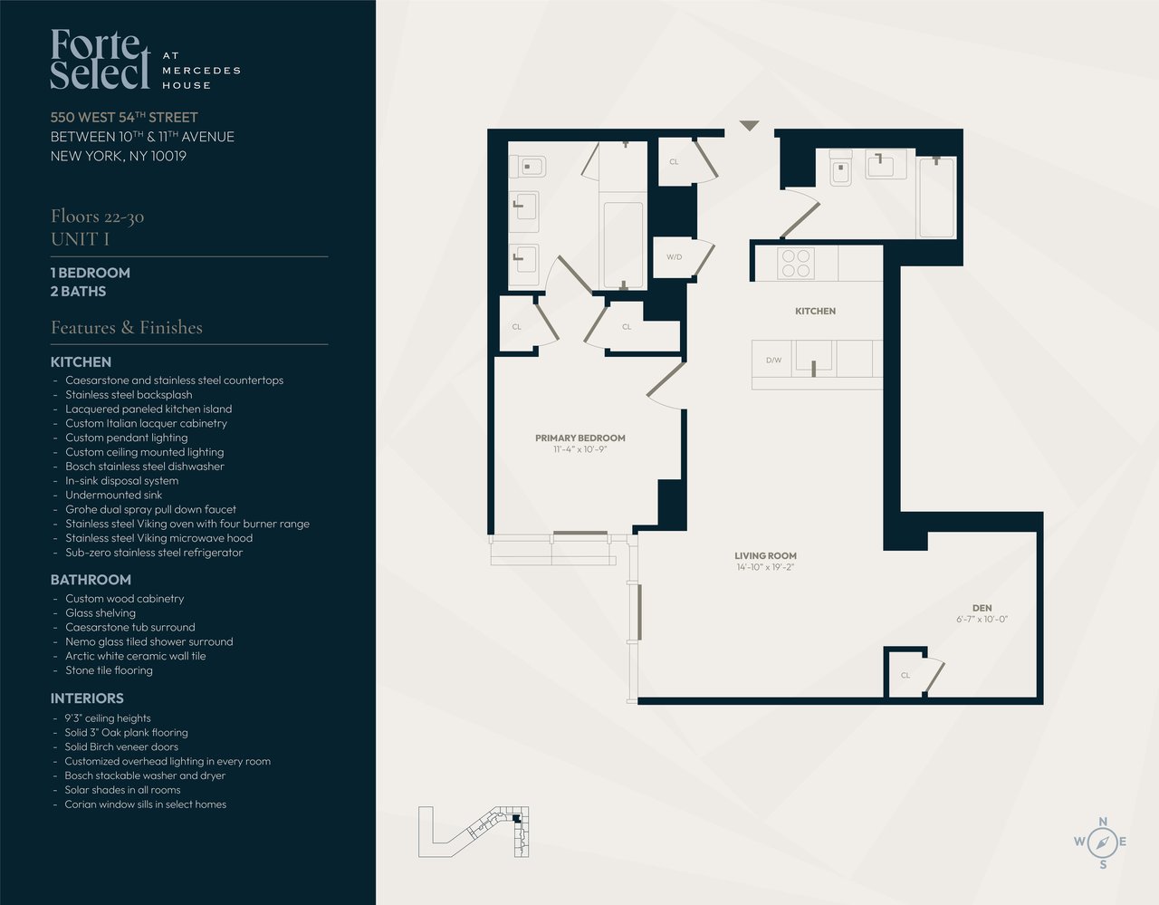 554 West 54th Street, Apt 29-I