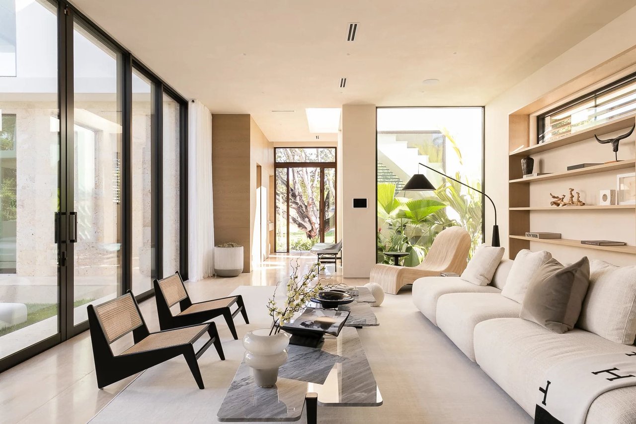 JO/GA Homes has commenced sales for La Corte, an opulent, self-sufficient residence boasting LEED Platinum certification. The home features a state-of-the-art photovoltaic solar setup and Tesla batteries, ensuring sustainable energy usage. (Posted March 2024)