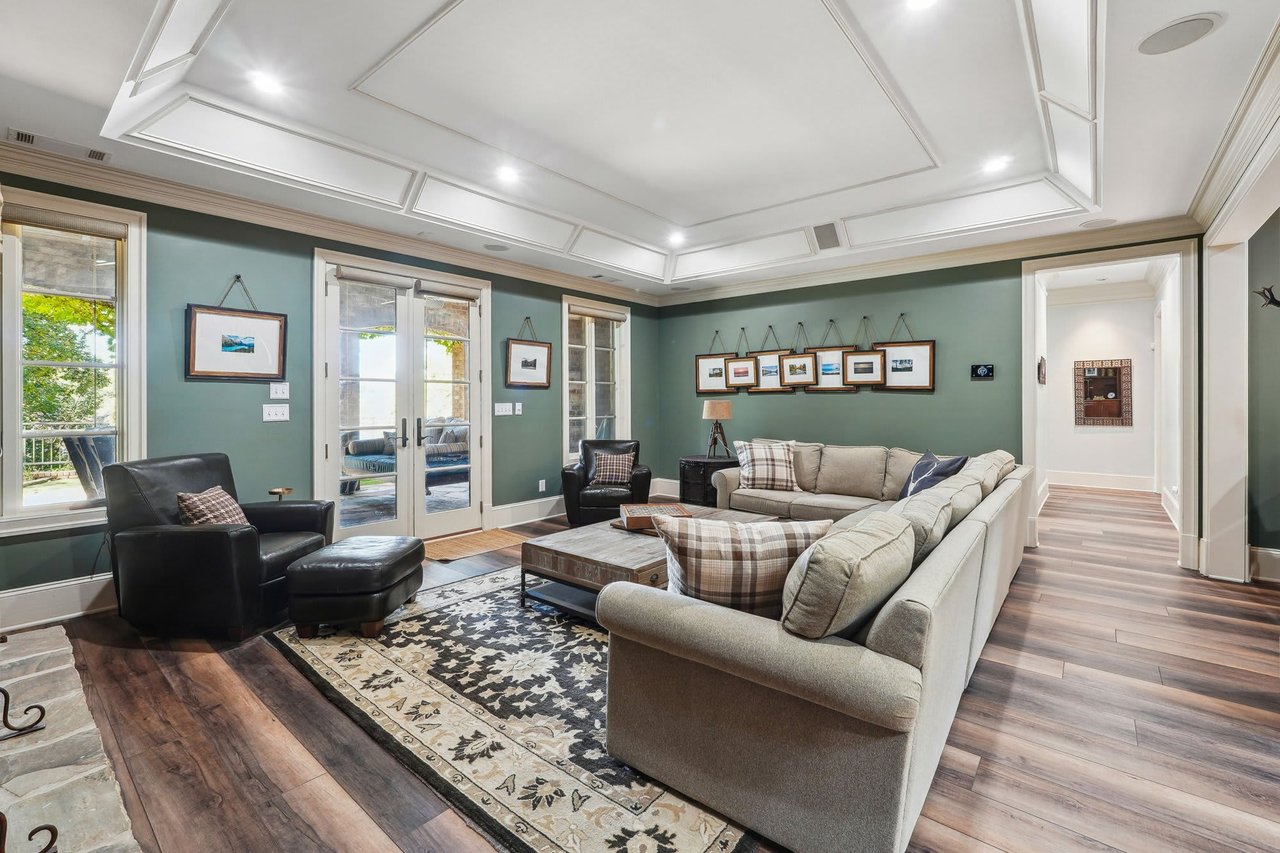 Quiet Listing: Elegant Lakefront Estate on 3 Acres in Alpharetta Georgia - Serene Views & Modern Luxuries Await