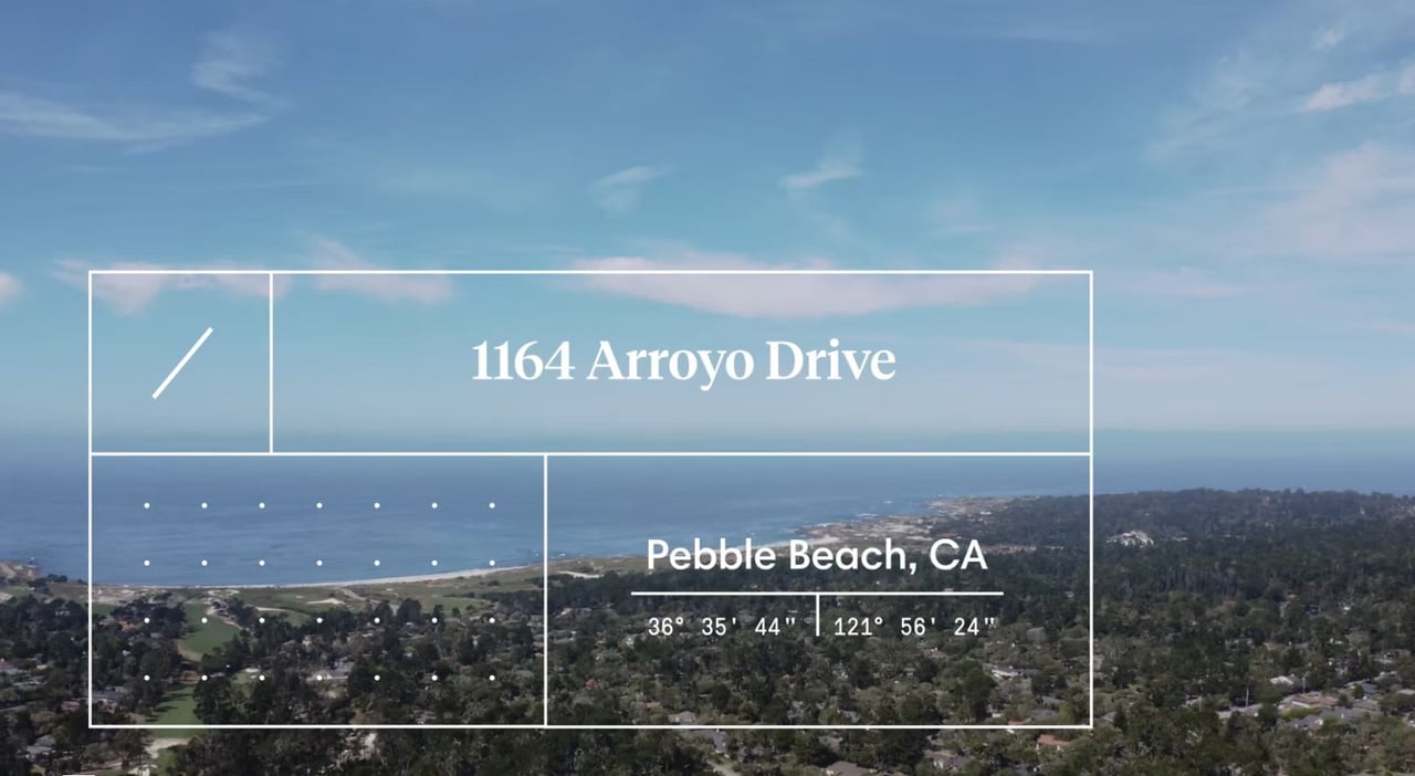 1164 Arroyo Drive, Pebble Beach