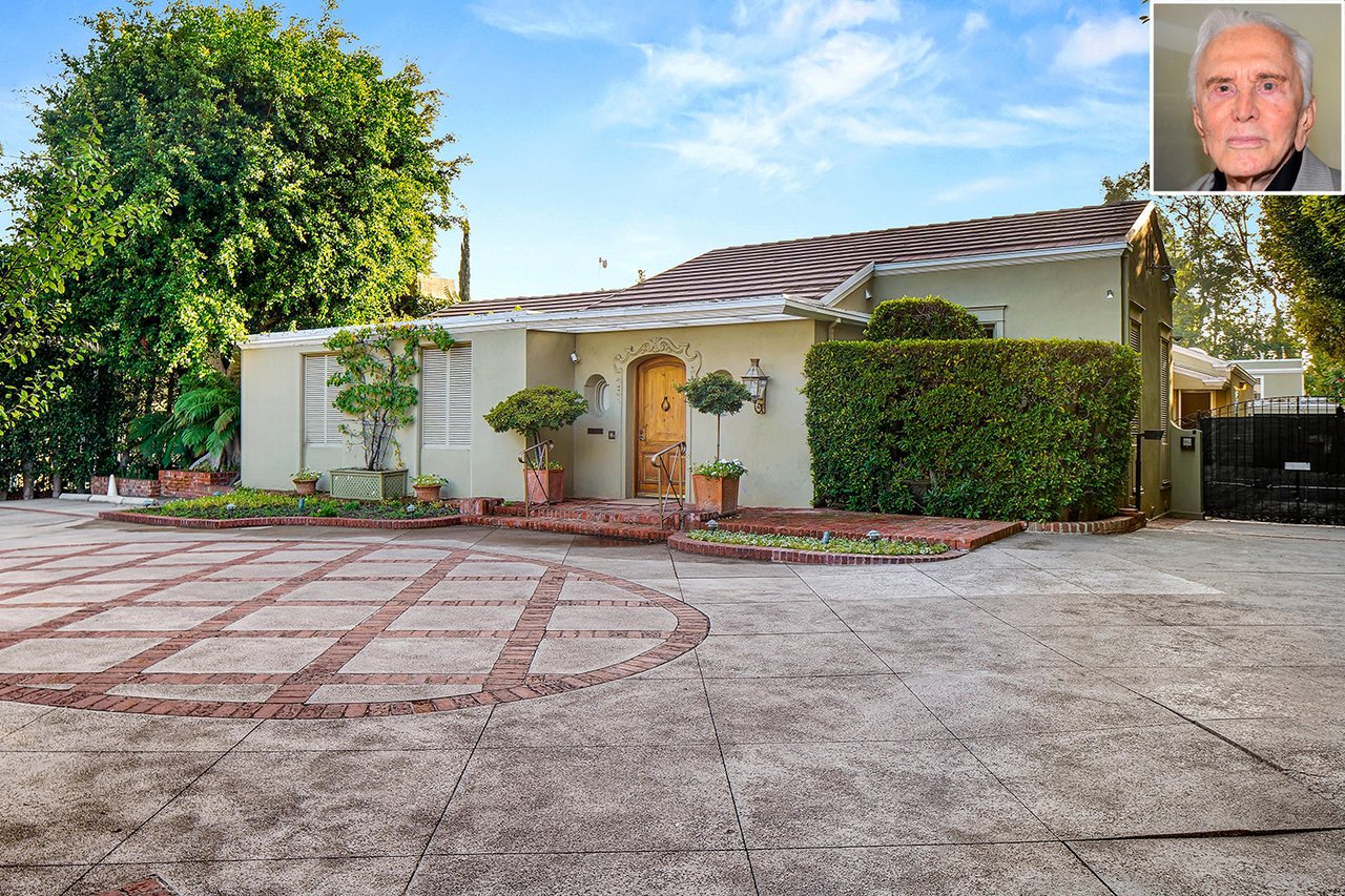 The Late Kirk Douglas' Longtime L.A. Home Sells for $9M — and It's Full of Hollywood History