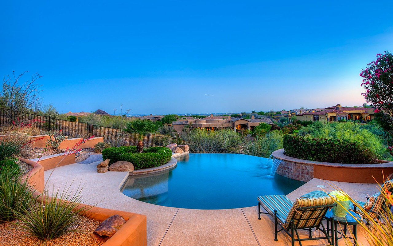 Scottsdale Mountain Home Nestled in the Sonoran Mountains with City Light Views