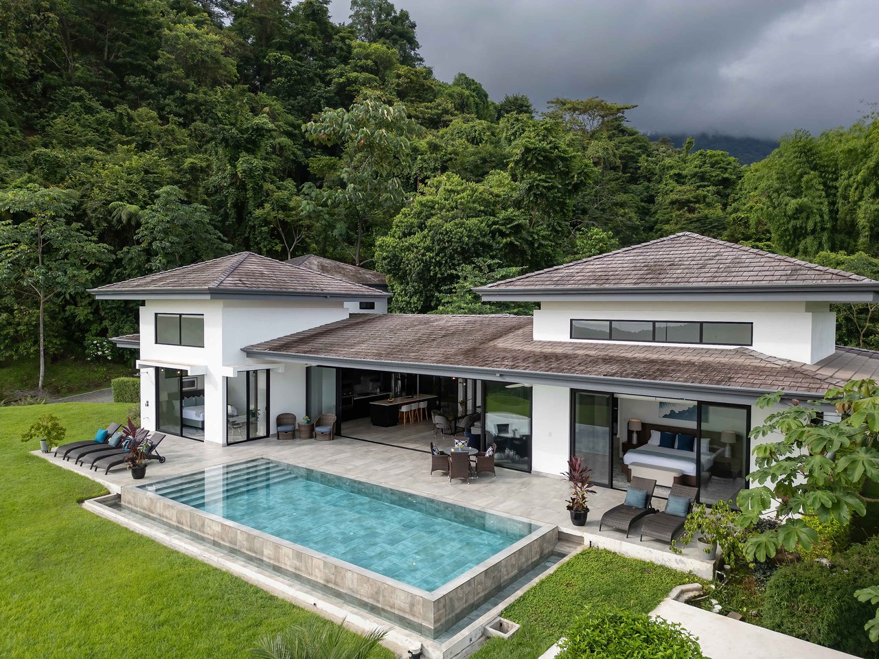 Elegant Estate with Ocean & Jungle Views