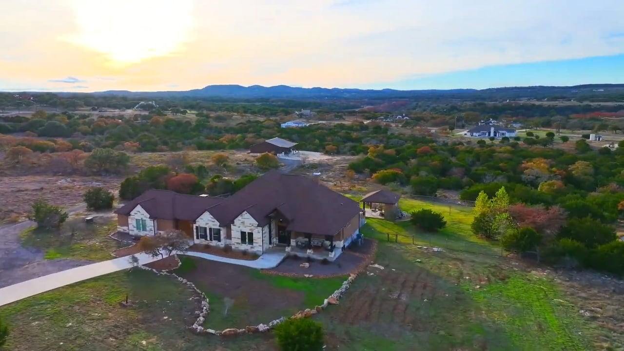 Luxury Texas Hill Country Home For Sale in Boerne - Entertainer's Dream with Party Barn & Bar!