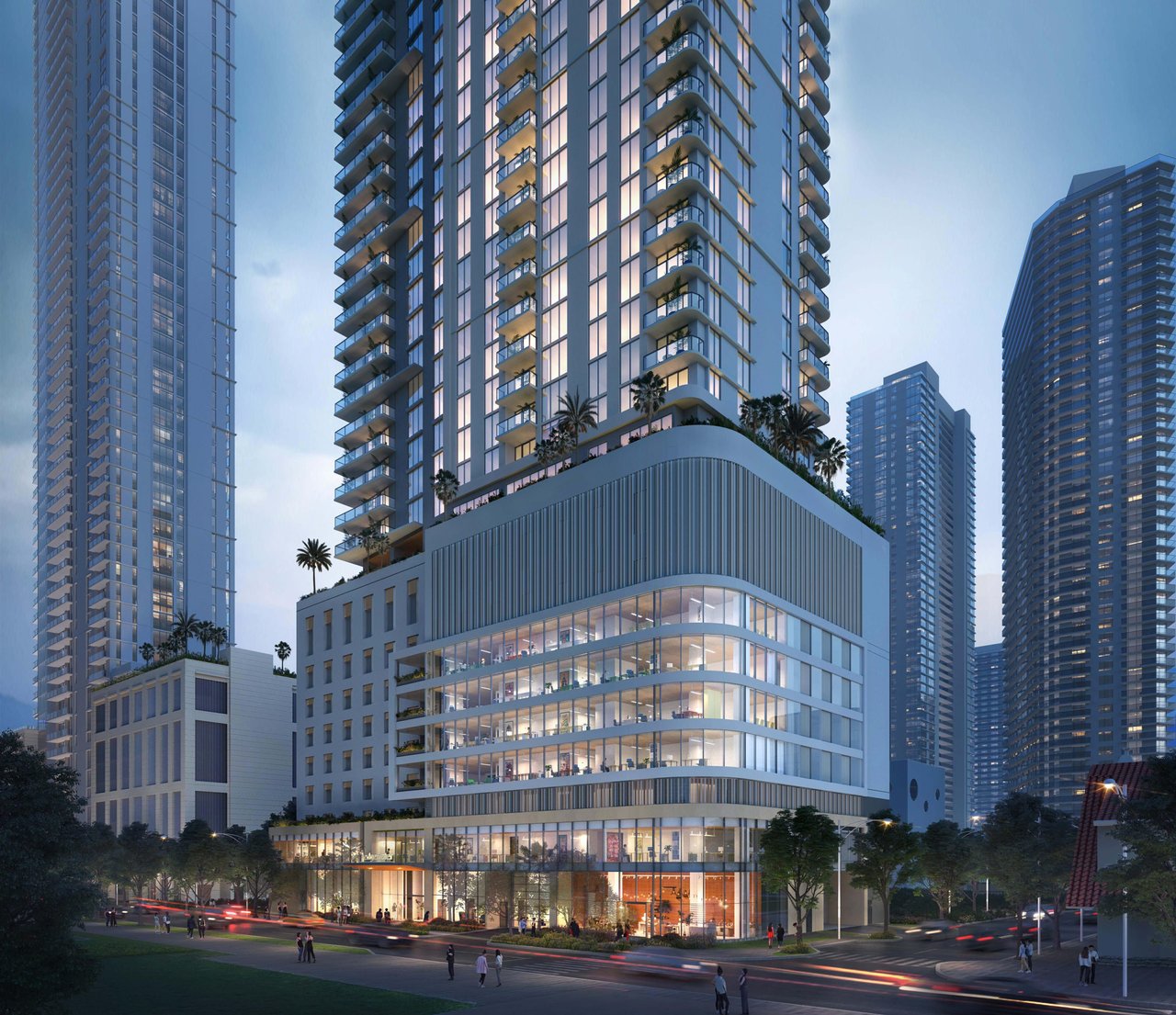 The One Edgewater developer secured utilities and applied for a demolition permit (Nov 2023)