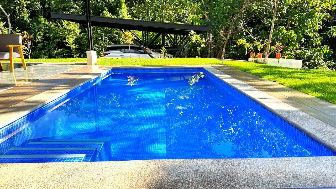 2-Bedroom, Brand New Modern House In Jungle Community On Calle Tucan.