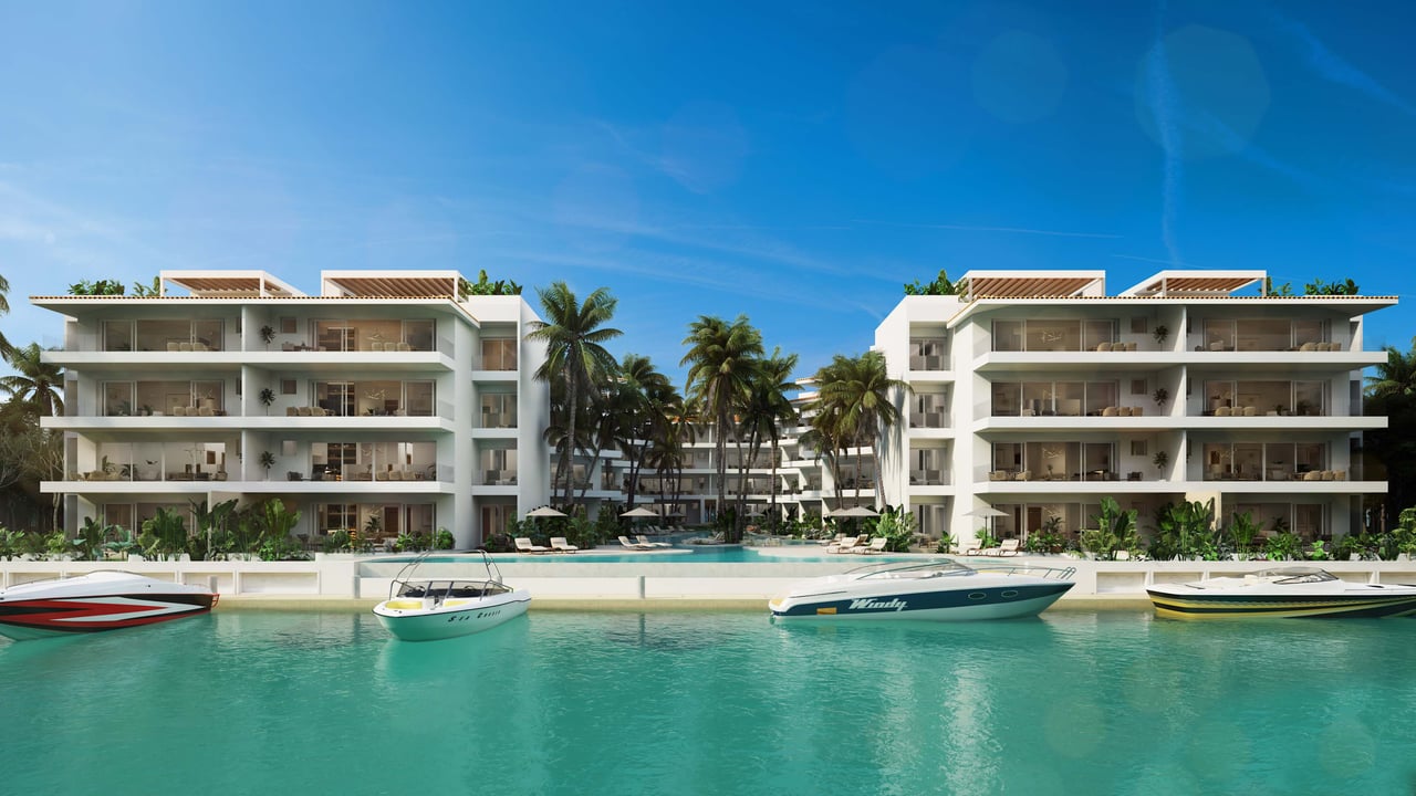 Exclusive residential Marina community in the Mexican Caribbean Puerto Aventuras for sale