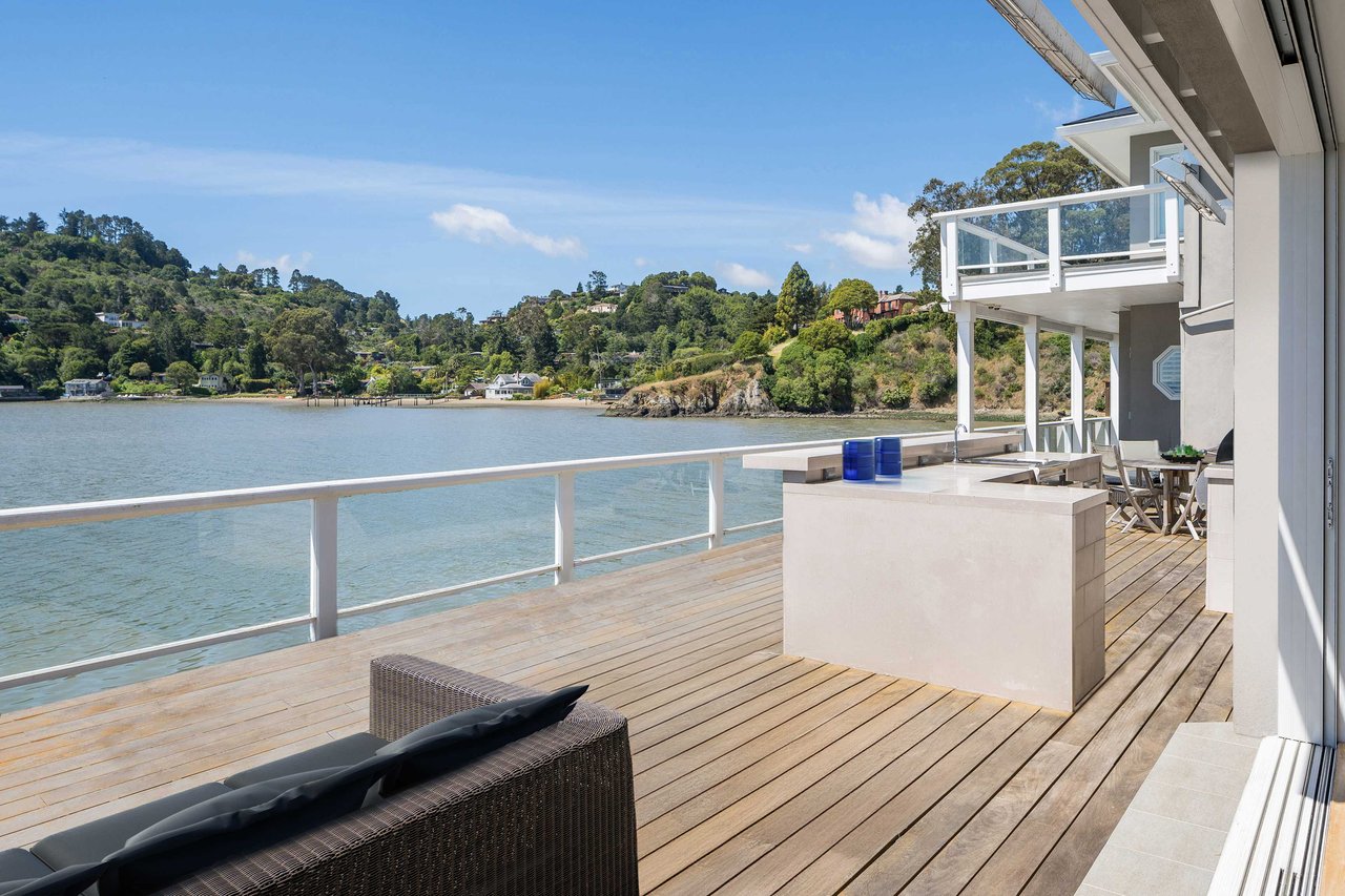 Exquisite Waterfront 'Smart Home' on Flat, Gated Street