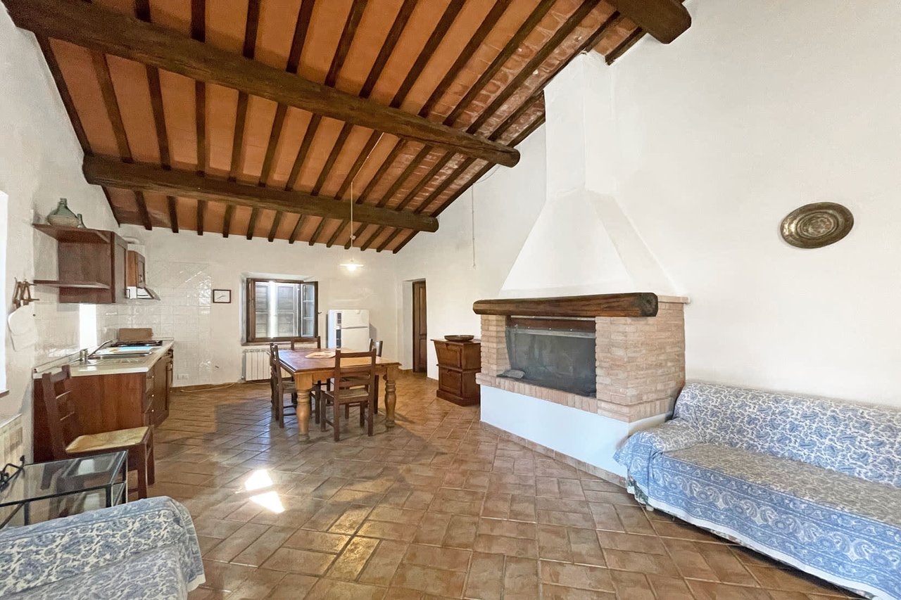 TENUTA IL GRANO “Charming Panoramic Farmhouse For Sale in Val d'Orcia”