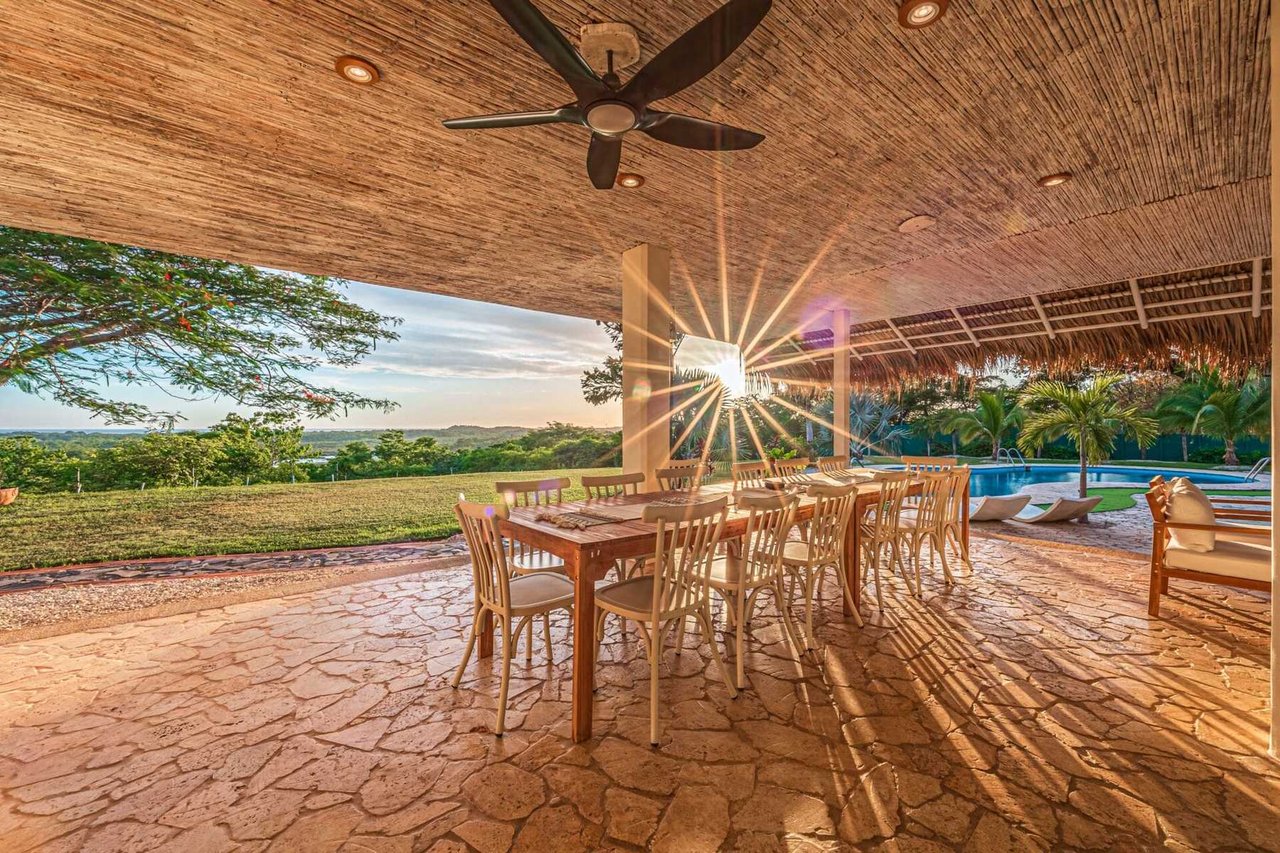 Tennis Court Ocean View Villa, Tamarindo, Guanacaste