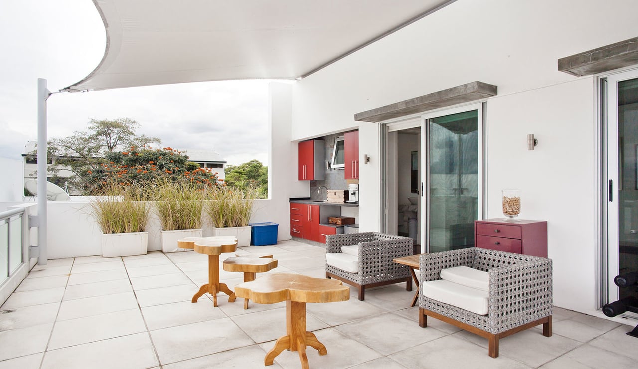 Contemporary Rooftop Terrace Home, Escazu, San Jose