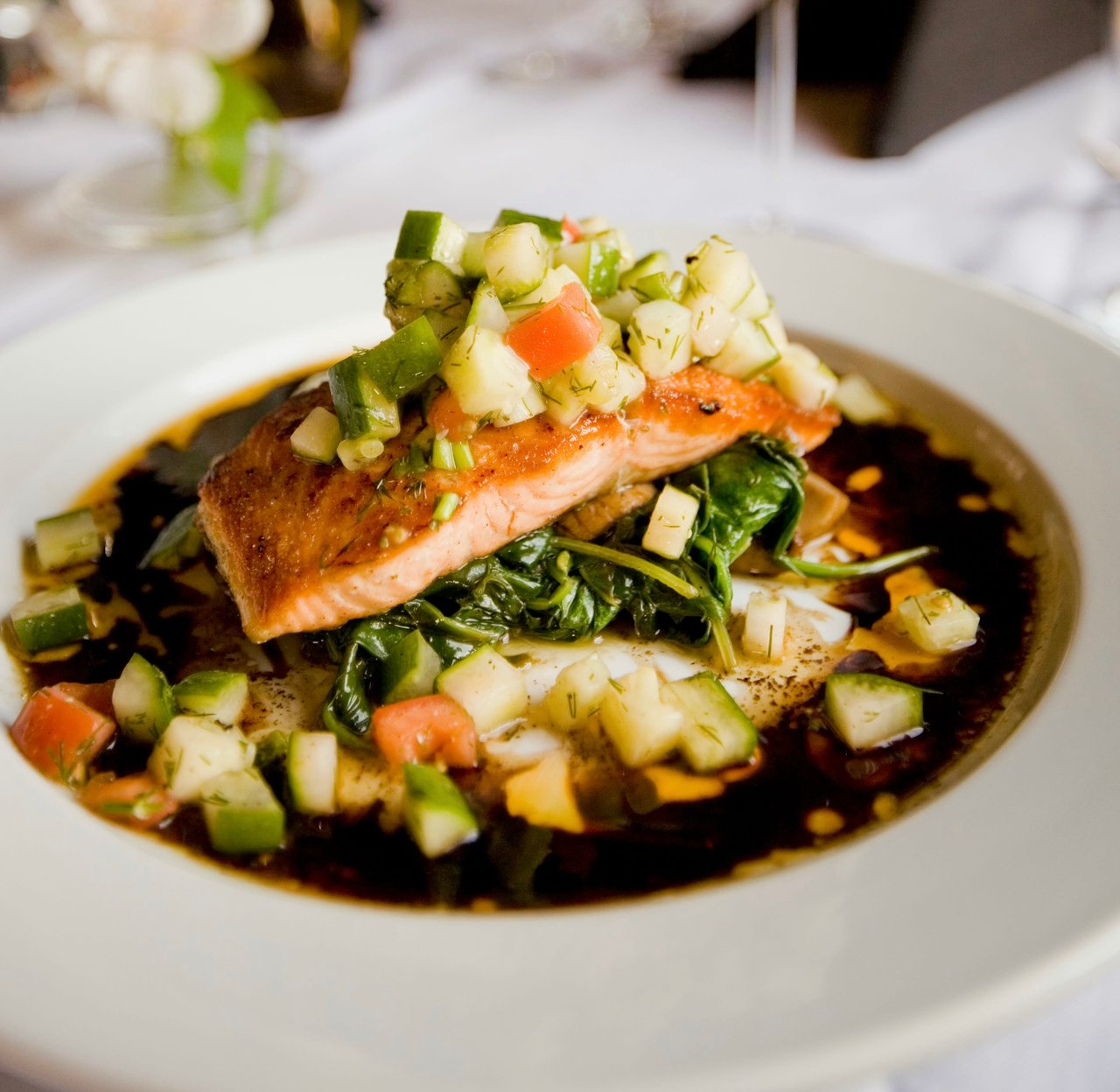 Pan Seared Salmon Lake Norman
