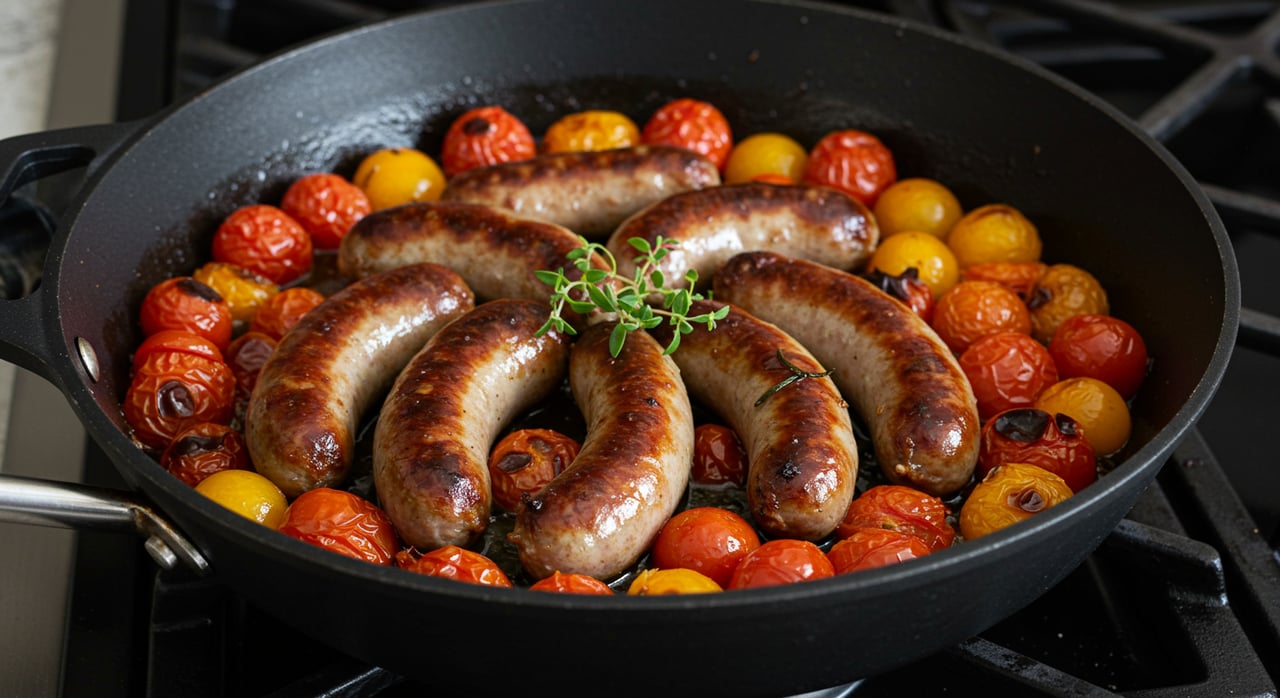 Sweet Tomatoes & Italian Sausage
