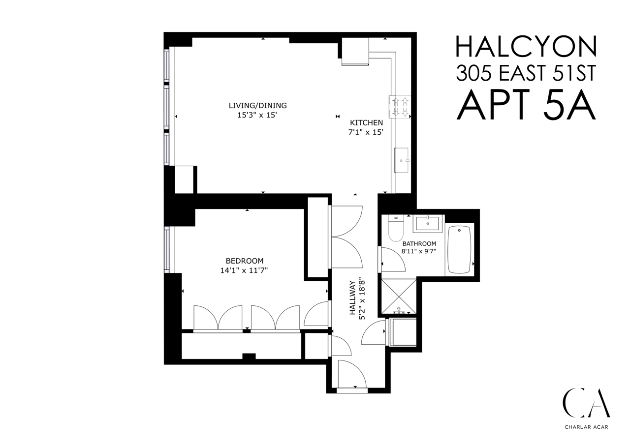 305 East 51st - Halcyon - Spacious 1 Bed