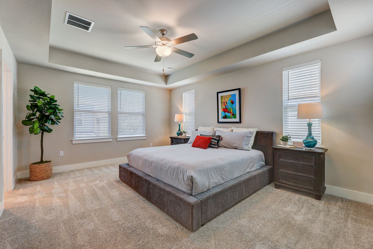 Stunning 2021 Meritage Home in Easton Park with FREE Solar Panels! Better Priced Than New Builds and Move-In Ready!