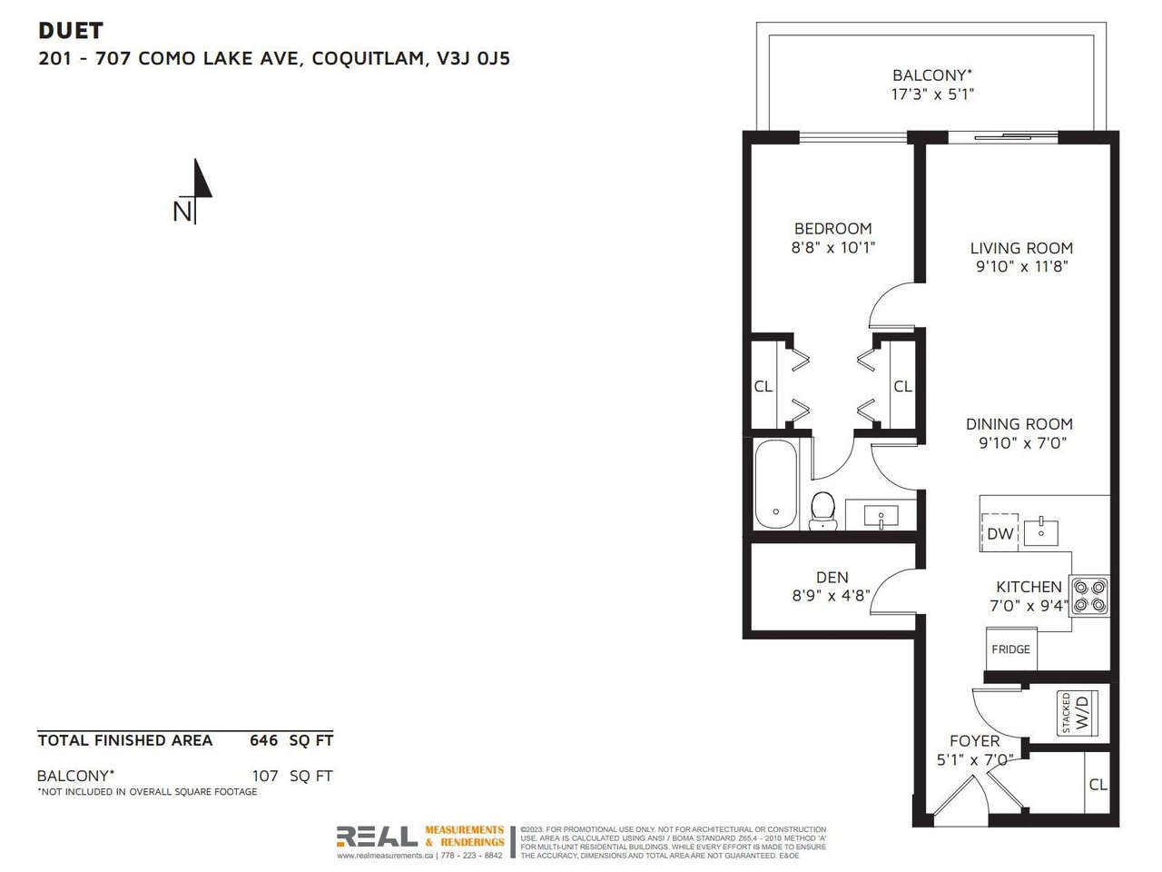 201-707 Como Lake Avenue, Coquitlam