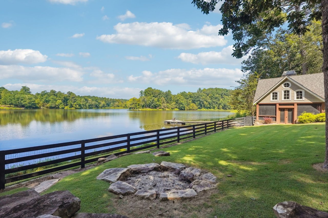 Quiet Listing: Elegant Lakefront Estate on 3 Acres in Alpharetta Georgia - Serene Views & Modern Luxuries Await