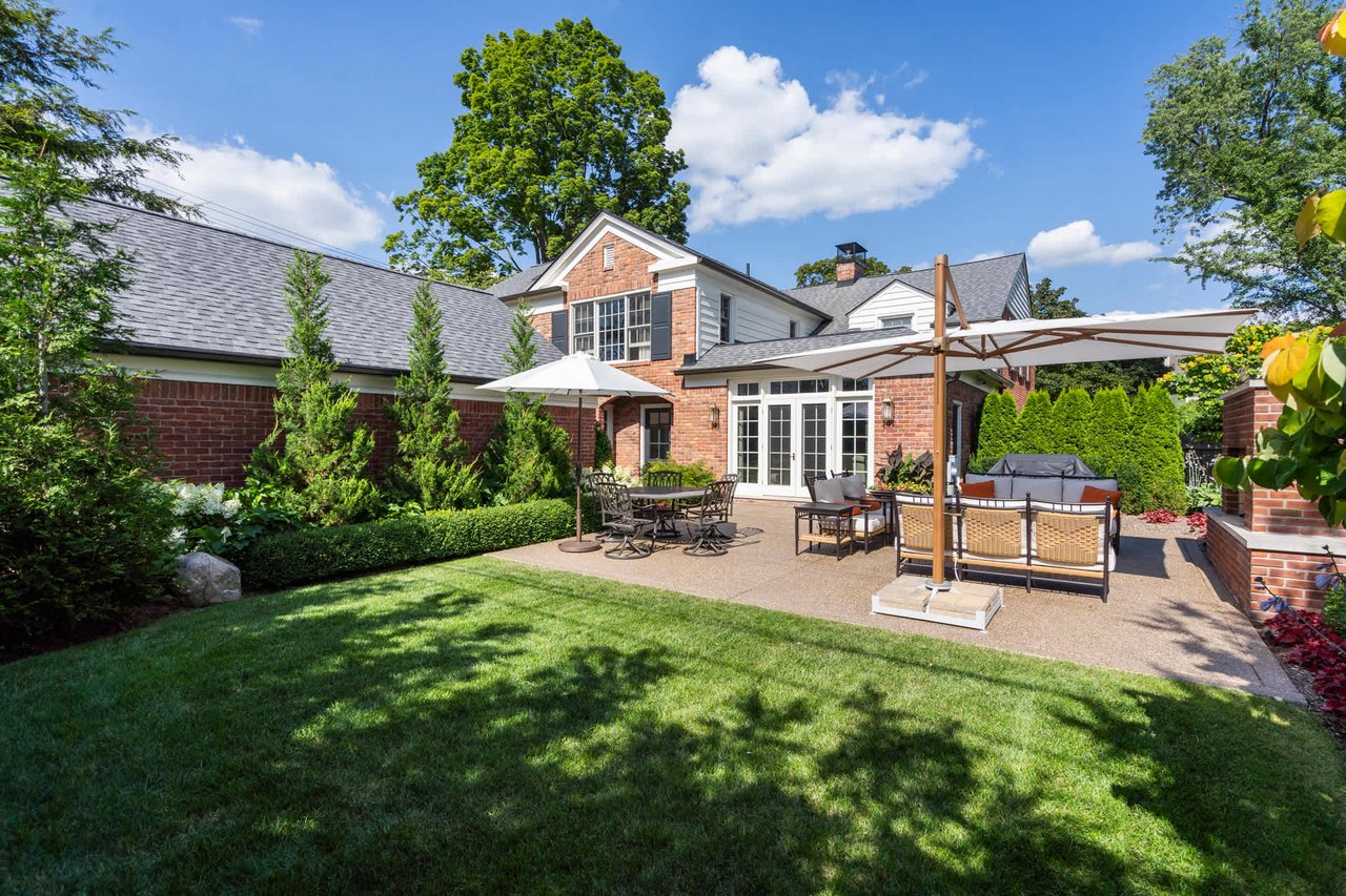 Private Patio with Charming Curb Appeal