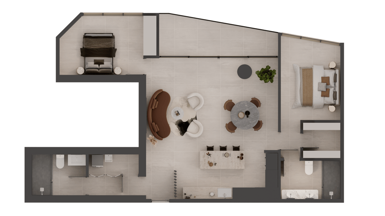 Contemporary Urban View Condo, Escazu, San Jose